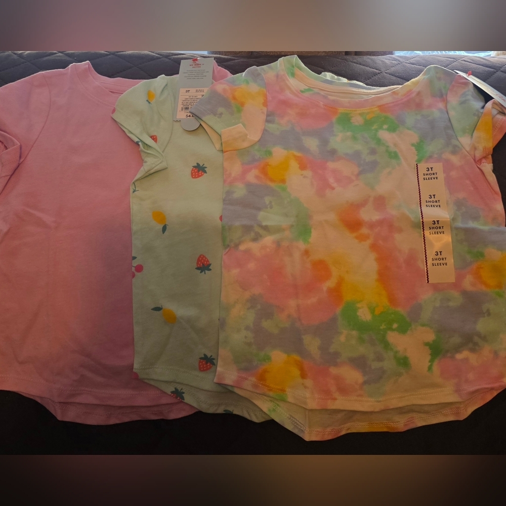 3 Colorful Toddler T-Shirts